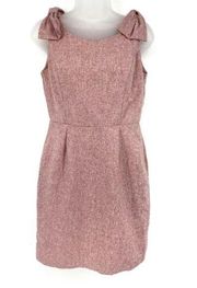 Monteau for Anthropologie Pink Sheath Dress Size Medium - Like New!