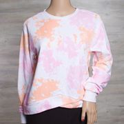 Just Be Tie Dye High Low Sweatshirt Sm