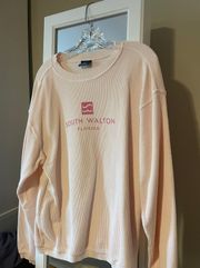 south walton florida pink crew sweatshirt