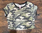 Camo Cropped Top