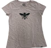 Prana Shirt Womens X Small Pink Bumble Bee Graphic Humble Casual Knit Tee Basic