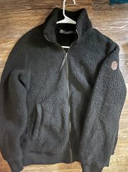 Black Sherpa Zipup Jacket 
