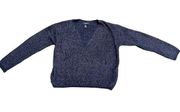 Forever 21 Cozy Navy Wrap Sweater Small