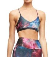 Good American Galaxy print sports bra Sz 2