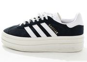 NEW Adidas Gazelle Bold Athletic Platform Sneakers- Core Black / Cloud White