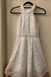 Macy’s White Formal Dress 