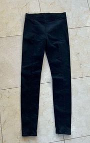 Helmut Lang Like New Black Elastic Trousers Sz 28