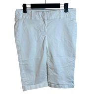 ANN TAYLOR WHITE BERMUDA SHORTS