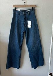 NWT Zara marine straight jeans in antique blue