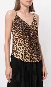 A.L.C. Nash Leopard Print Cami Top Sz. 0