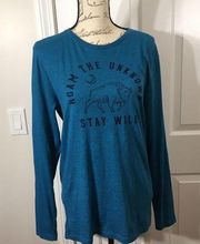 Old Navy 606- small long sleeve teal/blue  shirt