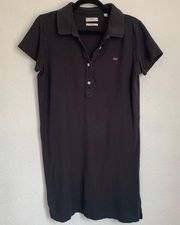 Billy Reid Women's Pima Cotton Polo Dress in Washed Black