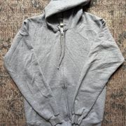 Fruit of the Loom Gray ZipUp Hoodie