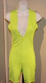 Neon Romper Jumpsuit