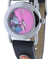 Vintage Minnie Mouse Leather Watch