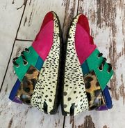 STEVE MADDEN MULTICOLORED CLIFF FUNKY SNEAKERS