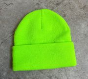 Urban Outfitters UO neon Green Beanie