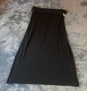 black long skirt ( M )