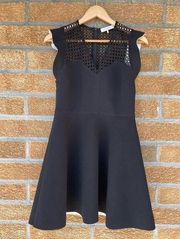 Sandro  paris black mesh dress size 3