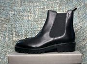 Vagabond Shoemakers Kenova Chunky Lug Chelsea Boot in Black Leather