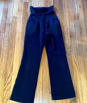 Indigo Blue Black Maternity Chino Pants Size M