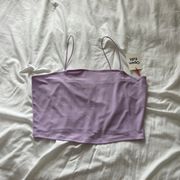 Lilac Open Edit Tank Top