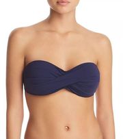 New. Tommy Bahama navy twist front bikini top. Retails $99