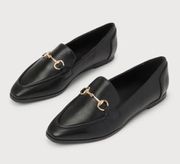 black loafers