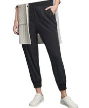 Anthropologie Maeve Black Cicerone Pull On Jogger Pants