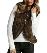 Jack Faux fur vest size medium