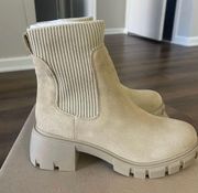 Steve Madden Hayle Suede Leather Chunky Boots