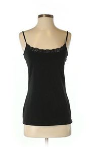 Ann Taylor Vintage Black Lace Scalloped Cami Size Medium