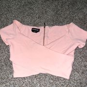 NWOT Bebe crop top