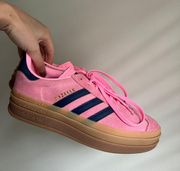 Pink Suede Gazelle Sneakers