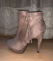 brown heeled boots