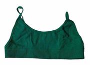 Urban Outfitters Out From Under Green Ribbed Lounge Bralette size Medium / Large