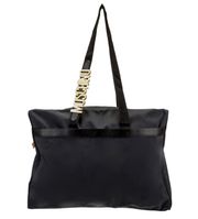 Large Black Nylon Tote