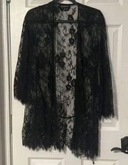 Women’s  lingerie robe, size S, black