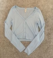 PacSun LA Hearts Long Sleeve Lounge Top