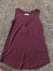 Maurices 24/7 Red Tank Top