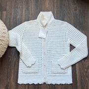 Ellie Mae Miria Cardigan In ivory