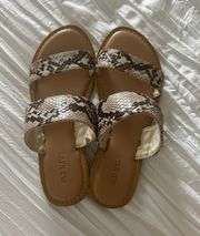 Snakeskin Sandals