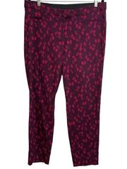 Lane Bryant Pink and Purple Floral Dress Pants