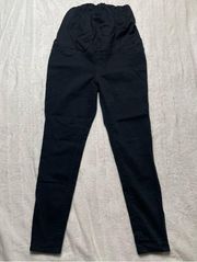 ISABEL maternity black straight leg pants size M