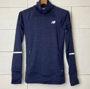 New Balance Heat Navy Blue Pullover. Size XSMALL. EUC