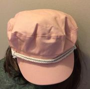 New Blush Pink & Rope Mariners Cap Hat w Visor