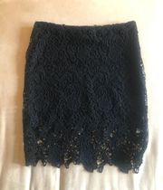 Black Lace Skirt from Western Boutique 