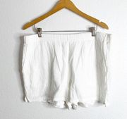 Barefoot Dreams Malibu Collection White Shorts Size Extra Large