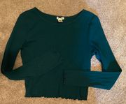 Long Sleeve Crop Top