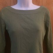 Green Joseph A. Boat Neck Sweater Top Size Small